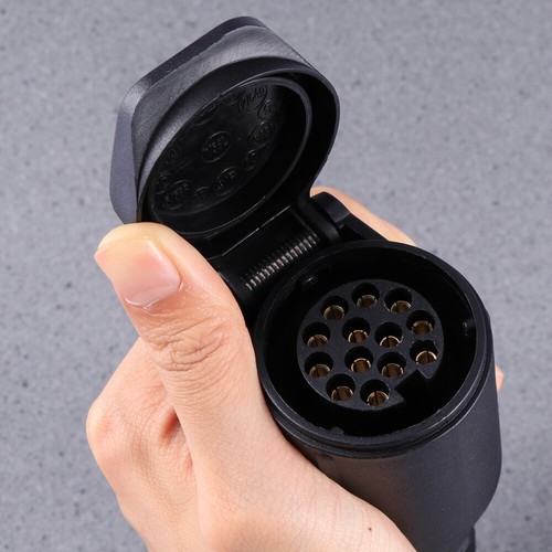 12 V Trailer Plug Cord Tow Wiring Connector Electrical Spring Coiled Cable - 第 6/11 張圖片
