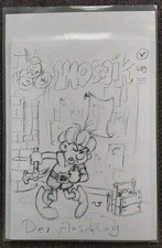 Nr. 489 Variant Mosaik sw *schwarz-weiß* kein Creck/ Fehldruck - ungelesen! 