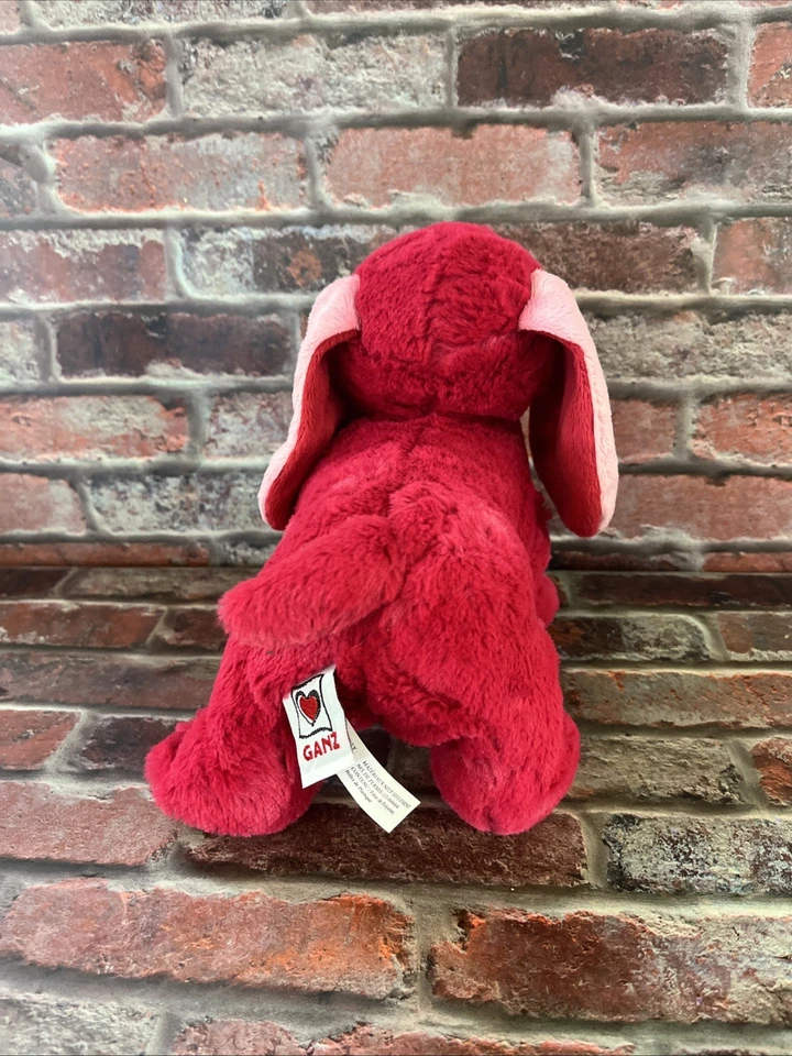 Ganz Webkinz Cherry Soda Pup Plush 8" Dog No Code Puppy Beanbag Red Pink Toy Pet - Image 3 of 4