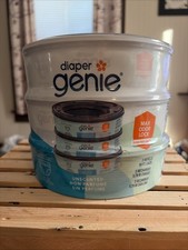 Baby Diaper Genie Refills 3 Pack Holds Up To 720 Diapers NEW Sealed Unscented