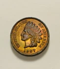 1907 Indian Head Cent, Vivid Red MS Details