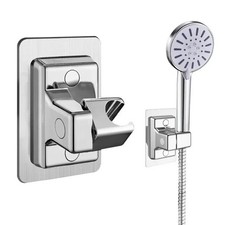 Adjustable Wall Mounted Shower Head Holder Self Adhesive Bracket UK