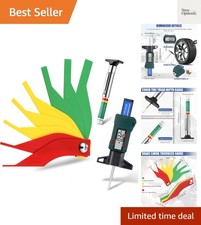 3 Pieces Tire Tread Depth Gauge Tool Digital Tread Depth Gauge Brake Lining T... 3 Pieces Tire Tread Depth Gauge Tool Digital Tread Depth Gauge Brake Lining T...