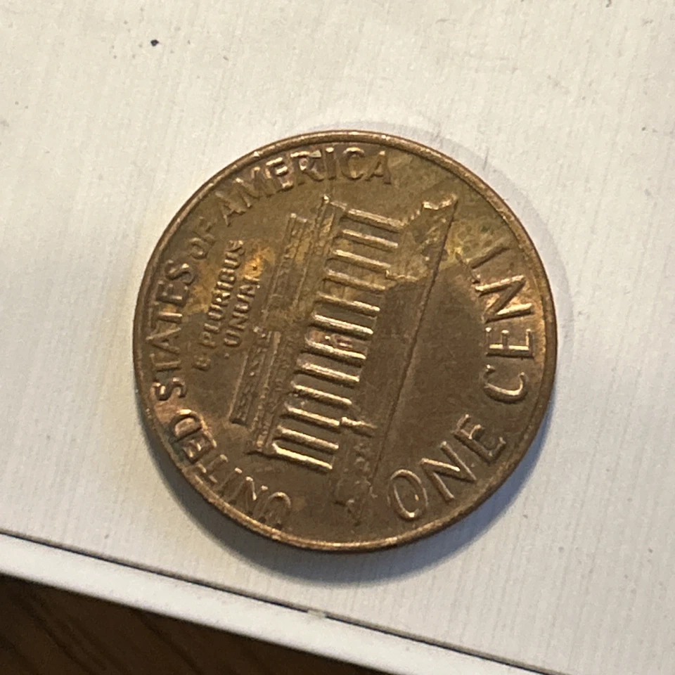 1969 S Lincoln Cent Penny Double Die Reverse RARE - Image 3 of 3