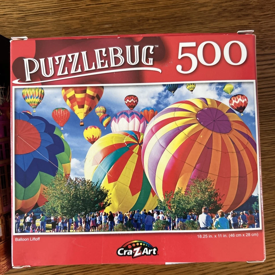 Puzzlebug Deluxe Artbox CraZArt 500 Piece Jigsaw Puzzles Lot of 8 - Image 4 of 4