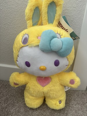 Hello Kitty Easter Side Stepper Musical Greeter Yellow Bunny NWT