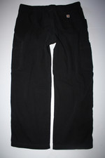 Carhartt Large Regular Cargo Pockets Scrub Work Pants Grey Women  s C54108 Black