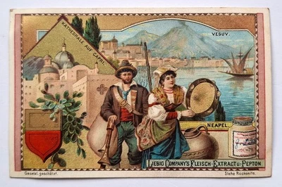 1 Sammelbild Serie Bild 4 - A 443 / S 584 "Neapel. Vesuv. Kathedrale auf Capri" - Bild 1 von 2