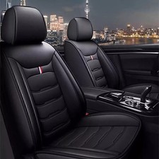 For Dodge Ram 1500 2500 3500 S.leather Fit 2 Front Seat Covers