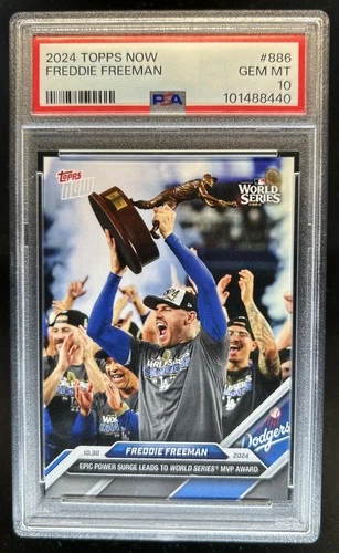 2024 Topps Now Freddie Freeman #886 Dodgers PSA 10 GEM MINT