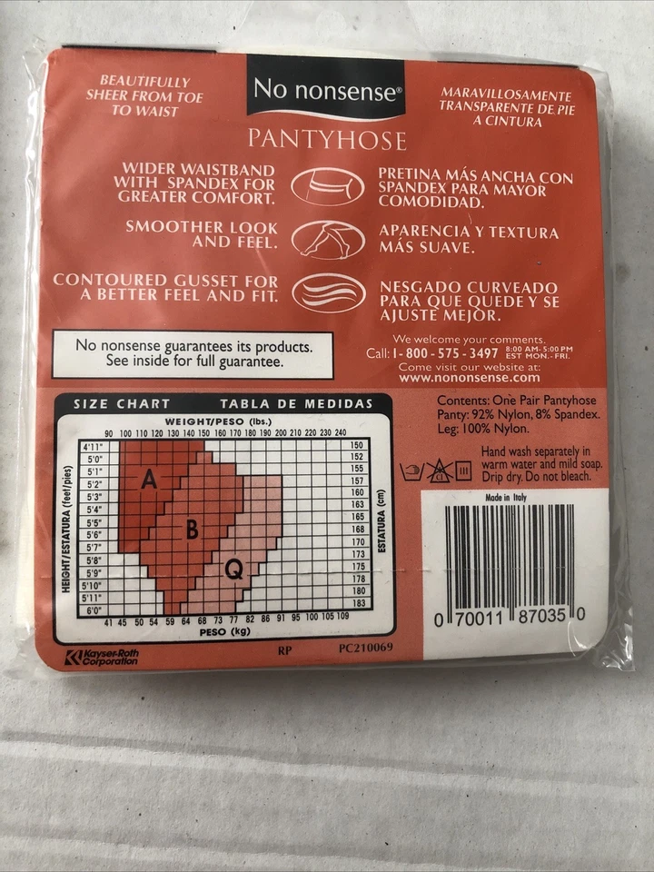 Pantimedias blancas transparentes a la cintura talla B 2 pares sin tonterías Foto 3 de 4