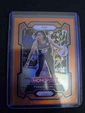 2024 Panini Prizm Monopoly WNBA Tyasha Harris #D /124 Orange Prizm #24