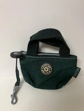 Kipling Mini Tote Bag Keychain Coin Purse Hunter Green 4.75’’x3.25’’ Adorable!!