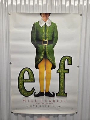 Rare 2003 Original ELF Movie Poster 27x40 Double Sided Rolled Will Ferrell