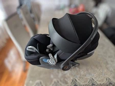 Cybex Platinum Cloud T Car and Base Set Sepia Black, 2024 Model