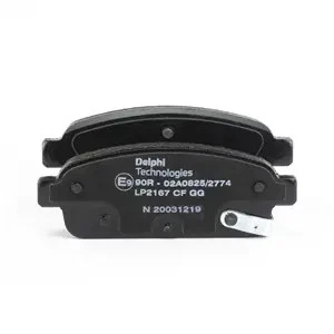 Plaquettes de frein Semi-Metallic LP2167 DELPHI pour OPEL CHEVROLET VAUXHALL - Photo 1/4
