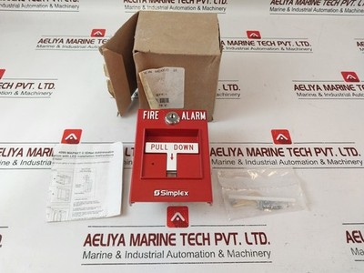 Simplex 4099-9004 fire alarm addressable manual station