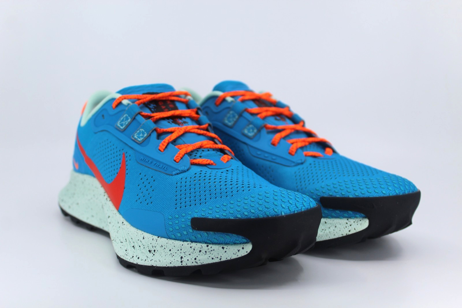 Nike Pegasus Trail 3 UK 11.5 Laser Blue Habanero Red DA8697-400 image 10