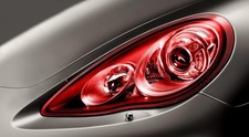 Red Gloss Vinyl Headlight Foglight Transparent Air Tint Wrap Size 17.75 X 60