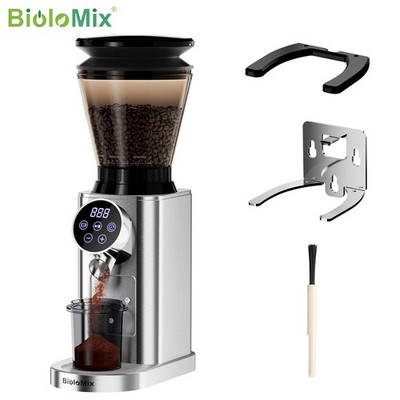 Elektrische Grat Kaffeemühle verstellbar konische Bohnenmühle 28 Mahlstufen 220V