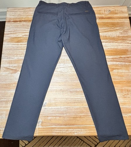NWT Twillory Performance Pants Mens Size 33x32 Blue Houndstooth Golf - Picture 7 of 14