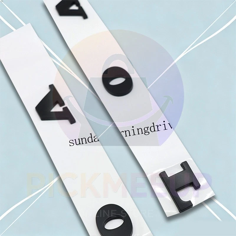 For Volvo Rear Trunk Lid Letters Badge Nameplate Emblem Sport Matte Accessories - Изображение 4 из 4