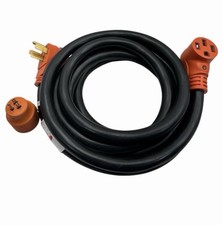 100 ft Generator RV 4 Prong Power Cord 50 Amp 14-50R to 14-50P 6/8 AWG Copper