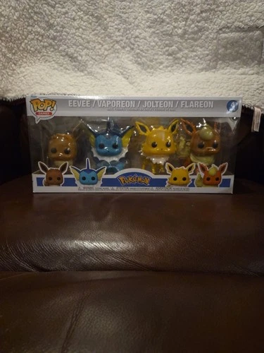 Funko Pop! Pokémon - Eevee / Vaporeon / Jolteon/ Flareon - 4 Pack - NEW