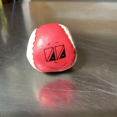Vintage Hacky Sack Foot Bag Red White