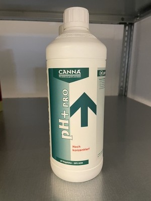 Canna pH+ pro, pH Regulator, 1L, hoch konzentriert, 20% KOH, pH-Plus, pH-Up