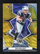 2022 Panini Mosaic Gold Wave Mosaic Prizm 16/17 Wes Welker #240 08bc