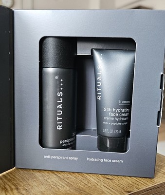 Rituals Homme Geschenk Set 2 Tlg Herren Neu Feuchtigkeitscreme & Deo