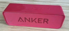 Anker SoundCore Bluetooth Speaker Model A3102 - Red Portable Wireless w/ AUX