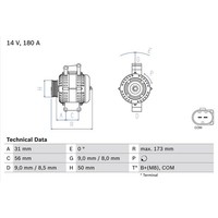 Bosch 0 986 047 670 Generator