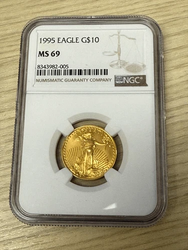 1995 $10 Gold Eagle NGC MS 69 