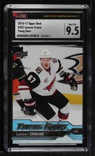 2016-17 Upper Deck Young Guns Lawson Crouse #202 CSG 9.5 Mint Plus 10el