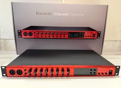 Focusrite Clarett+ 8Pre 18-In / 20-Out USB Audio Recording Interface MINT!