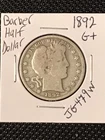 1892 Barber Half Dollar  G+    * 1st Year*