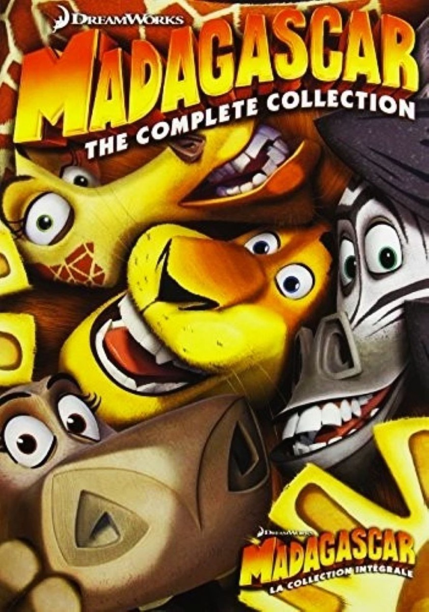 Madagascar, The Complete Collection 4 FILMS DVD Set - Excellent