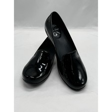 Dansko black patent leather flats size US 9, Office Professional Capsule