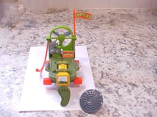 VTG 1988 TEENAGE MUTANT NINJA TURTLES CHEAPSKATE VEHICLE & SHIELD TMNT COMPL ETE