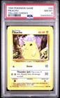 1999 POKEMON BASE SET UNLIMITED YELLOW CHEEKS #58 PIKACHU PSA 8