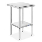 Commercial Stainless Steel Kitchen Food Prep Work Table - 18" x 24"