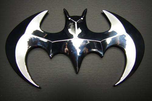 BATMAN 3D ABS CHROME EMBLEM STICKER LOGO BADGE DECAL FOR CARS & BIKES - Picture 6 of 12