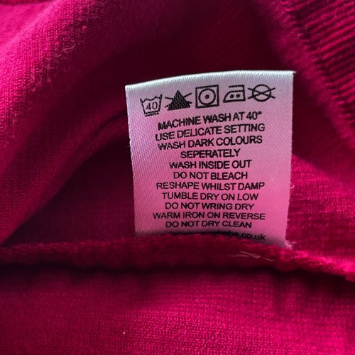 JoJo Maman Bebe Skirt Girls size 3Y Pink Fuchsia Corduroy Pleated with Buttons - Afbeelding 5 van 7