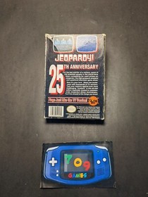 Jeopardy -- 25th Anniversary Edition (Nintendo, 1990) NES CIB COMPLETE