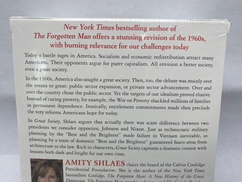 Great Society A New History by Amity Shlaes New Sealed Audiobook Set 15 CDs - Picture 5 of 10