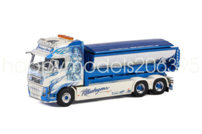 1:50 Scale WSI  FH3 GLOBETROTTER XXL 6X4+HOOKLIFT COTAINER ASPHALT