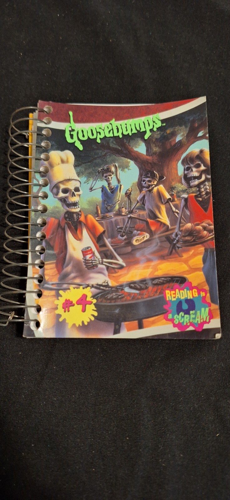 Goosebumps mini Notebook #4 Reading Is A Scream Say Cheese Or Die Rare HTF