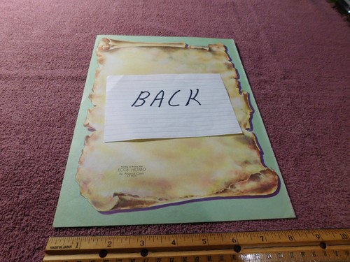 Easter Art Print from Magazine Vintage 1961 Ecce Homo - Picture 2 of 3